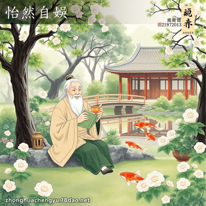 怡然自娱 配图
