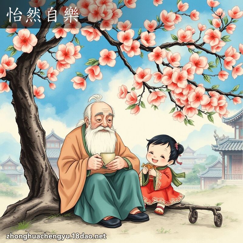 怡然自乐 配图