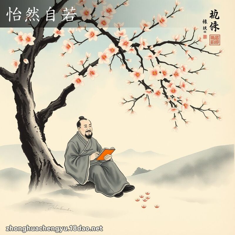 怡然自若 配图