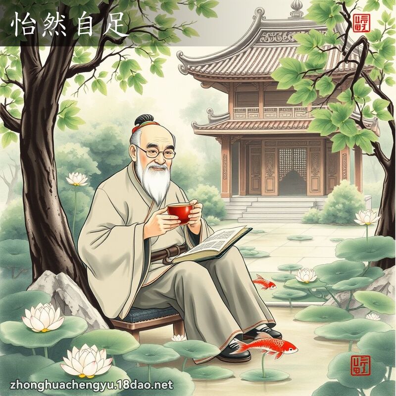 怡然自足 配图