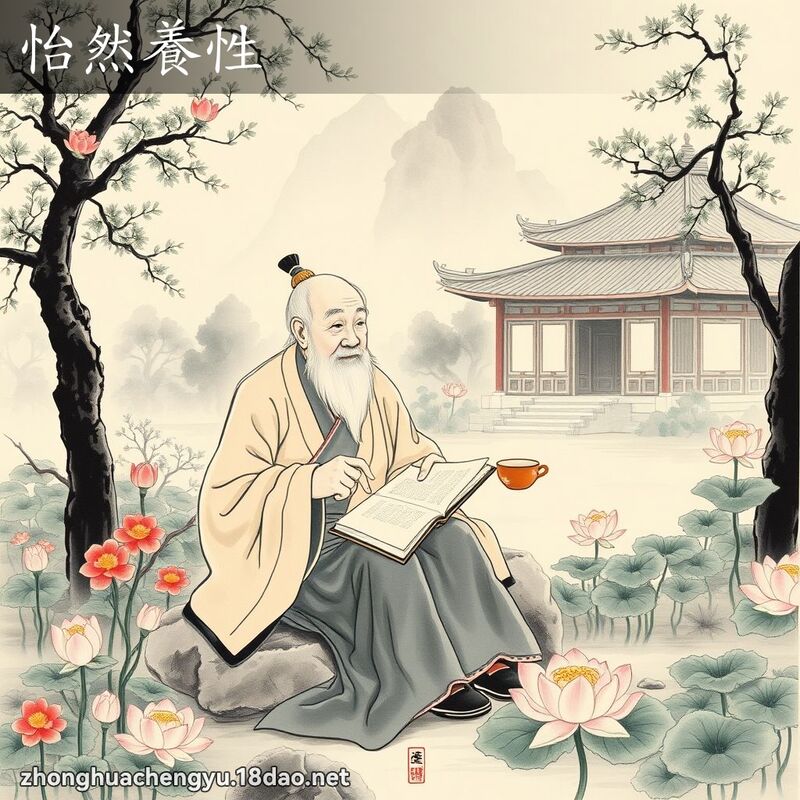 怡然养性 配图