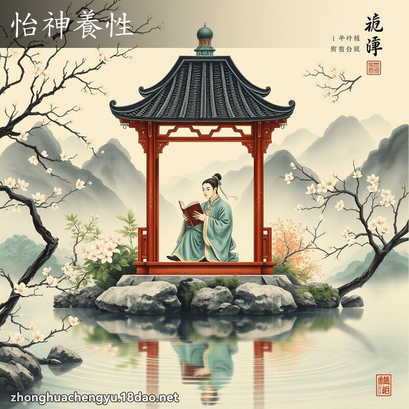 怡神养性 配图