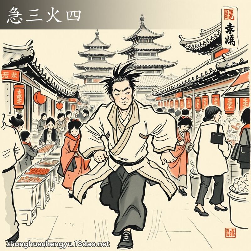 急三火四 配图