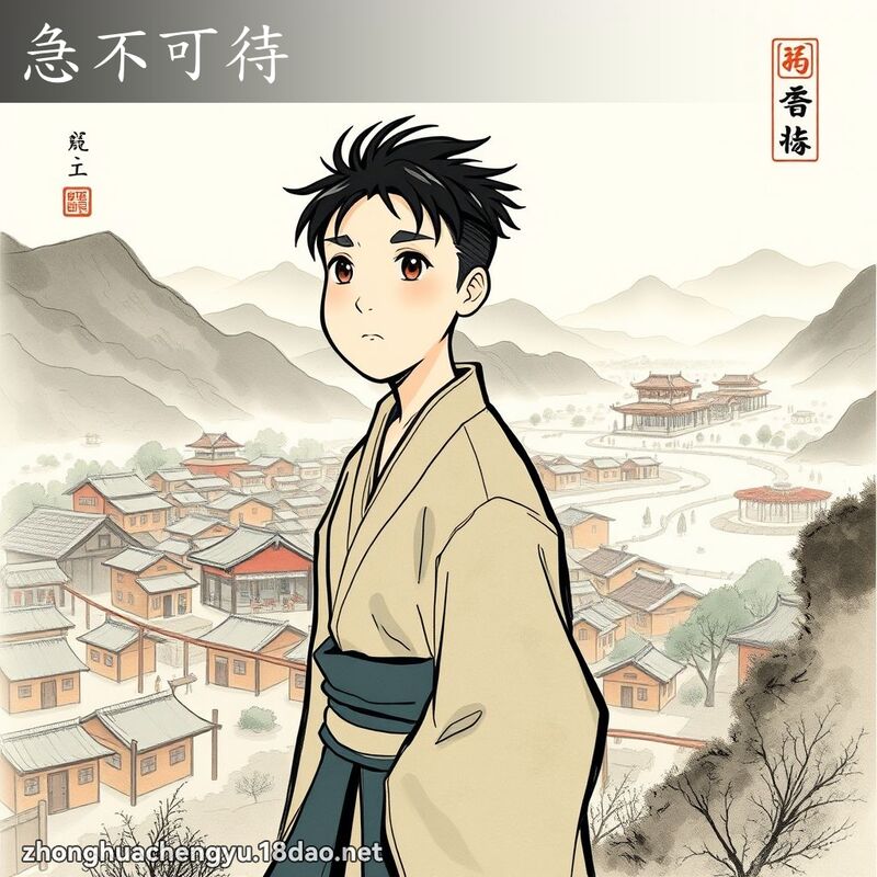 急不可待 配图
