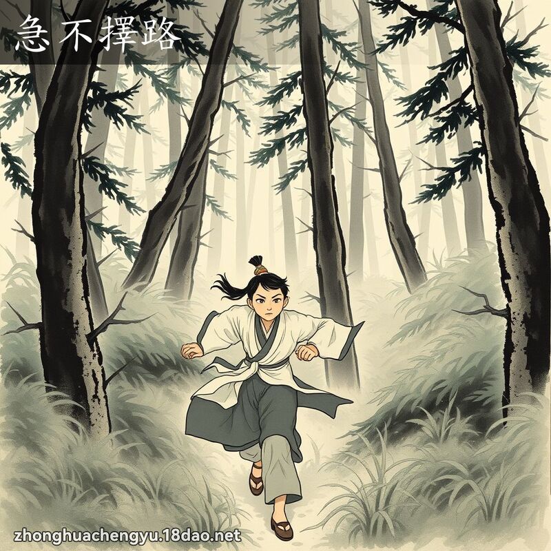 急不择路 配图