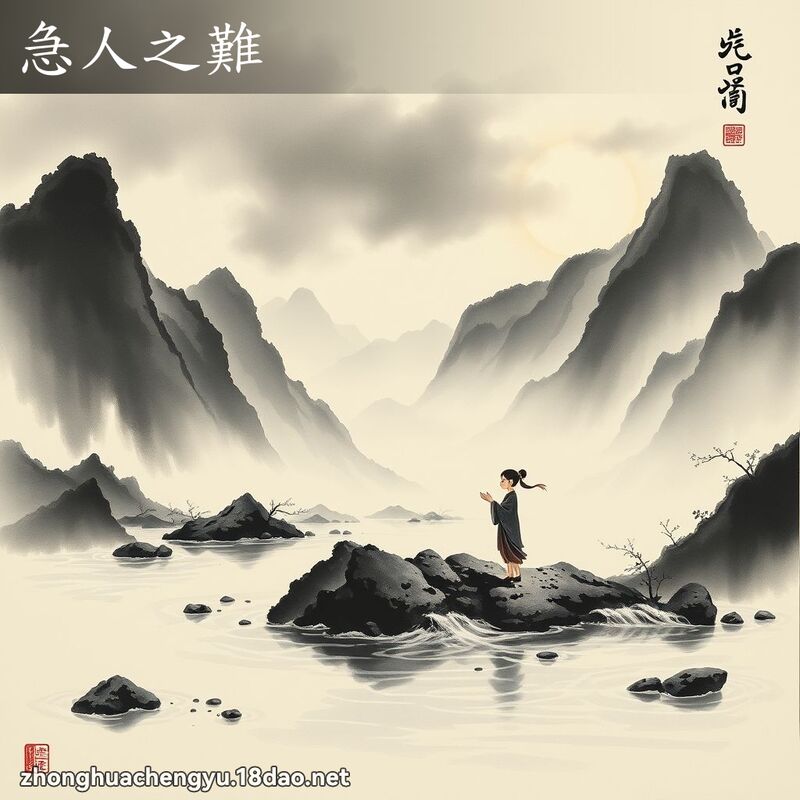 急人之難 - 中華成語配圖