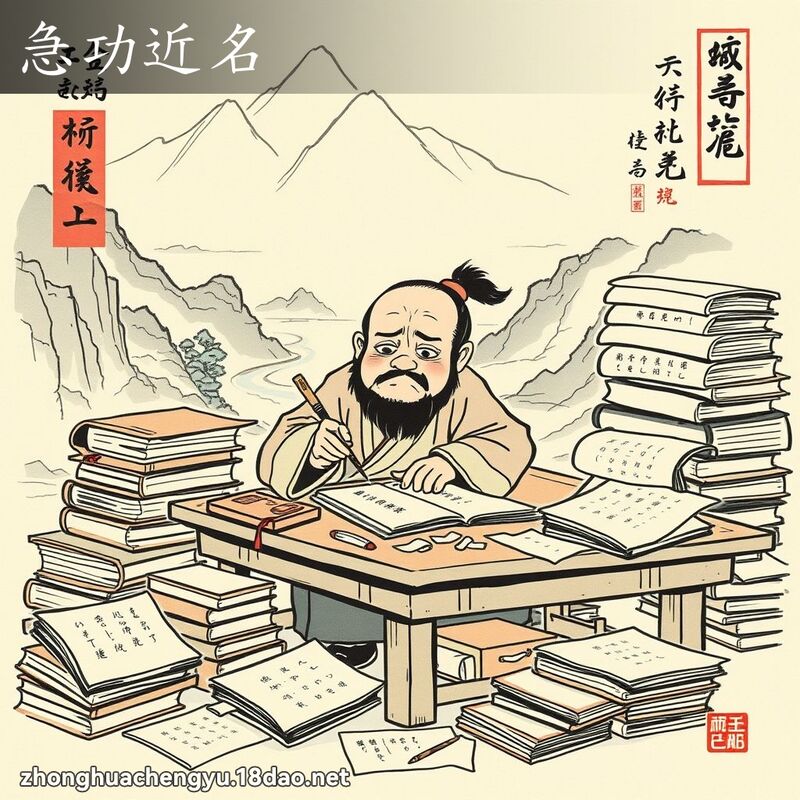 急功近名 配图