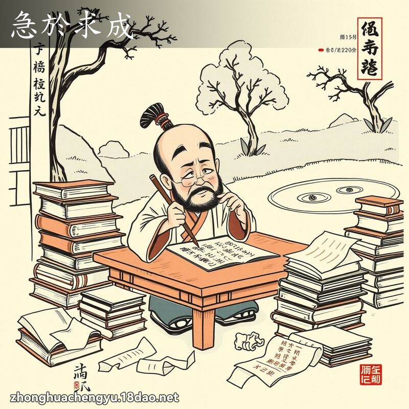 急於求成 配图