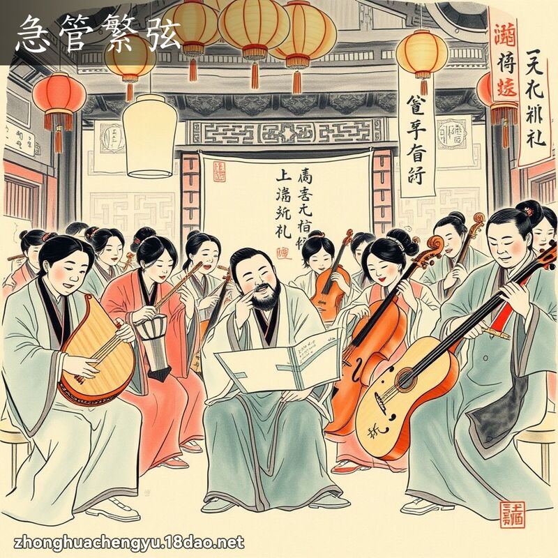 急管繁弦 配图