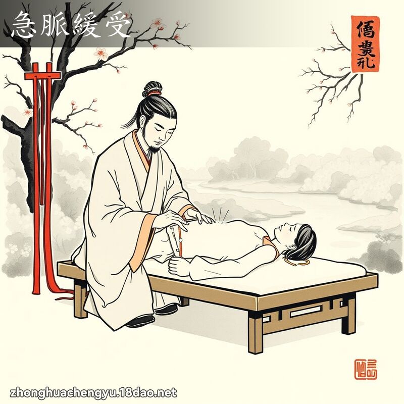 急脉缓受 配图