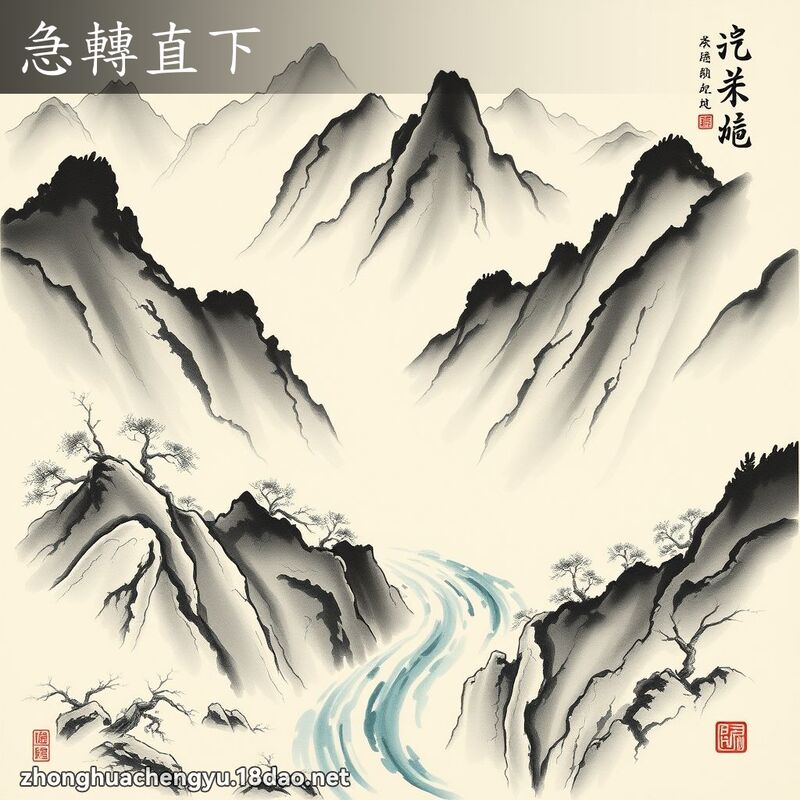 急转直下 配图