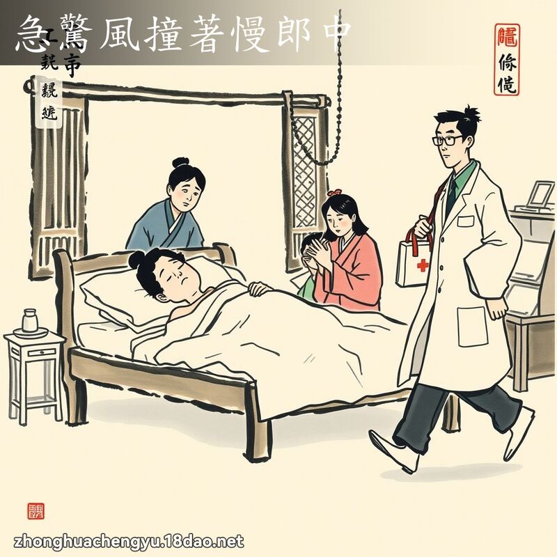 急惊风撞著慢郎中 配图