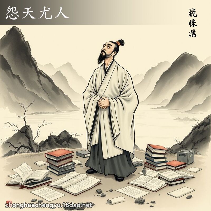 怨天尤人 配图