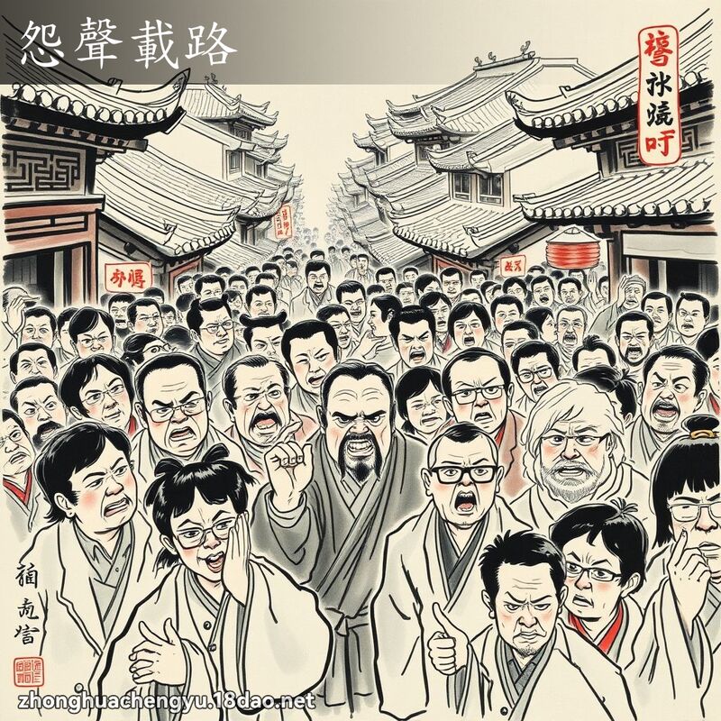 怨聲載路 配图
