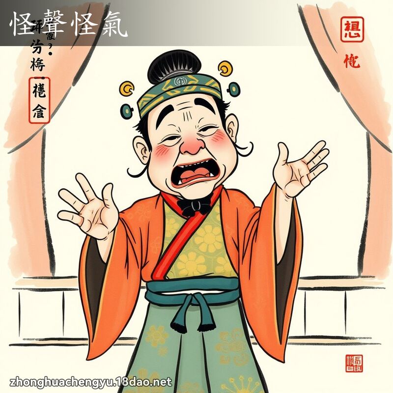 怪聲怪氣 配图