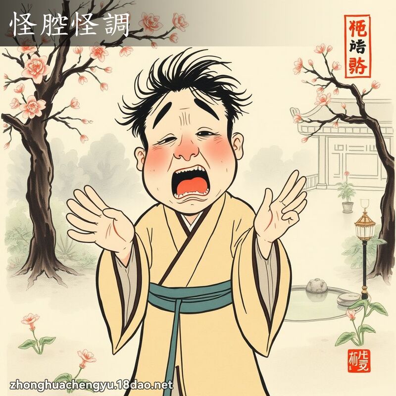 怪腔怪調 配图