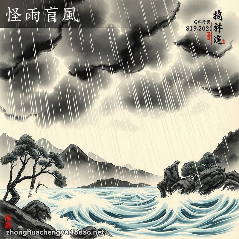 怪雨盲風 配图