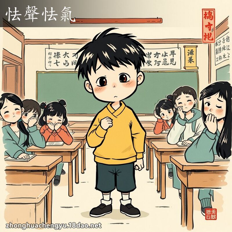 怯聲怯氣 配图