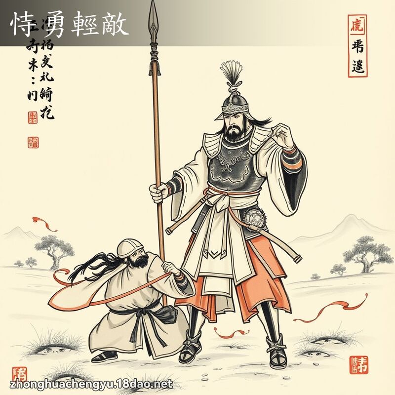恃勇輕敵 配图