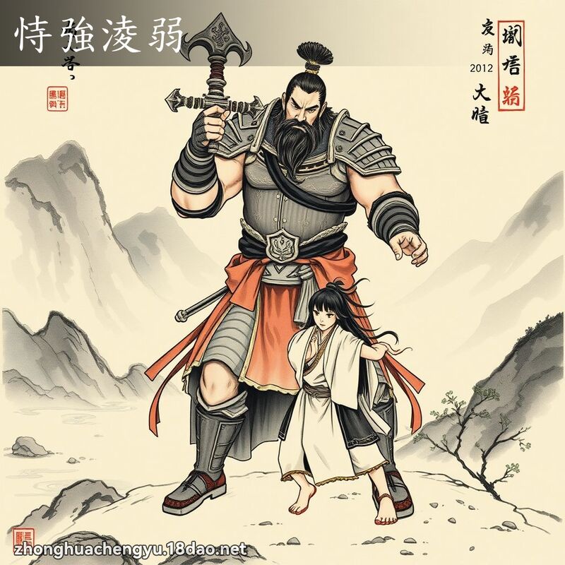 恃強淩弱 配图