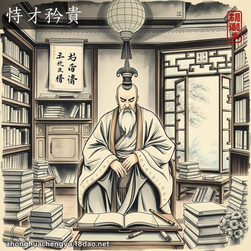 恃才矜貴 配图