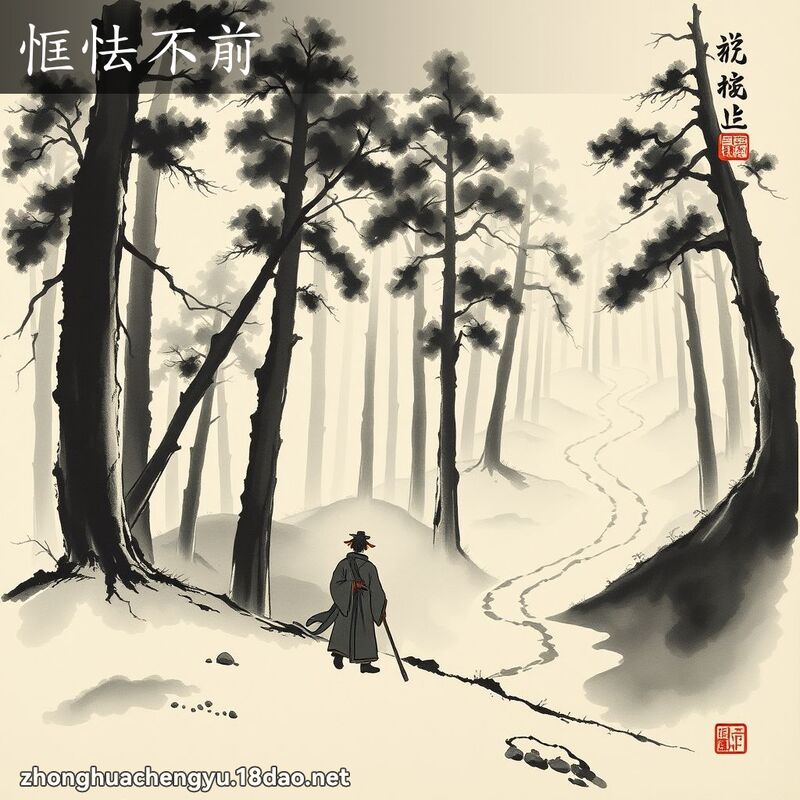 恇怯不前 配图
