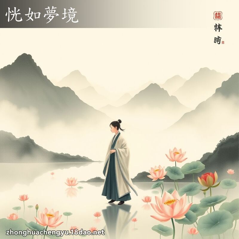 恍如梦境 - 中华成语配图