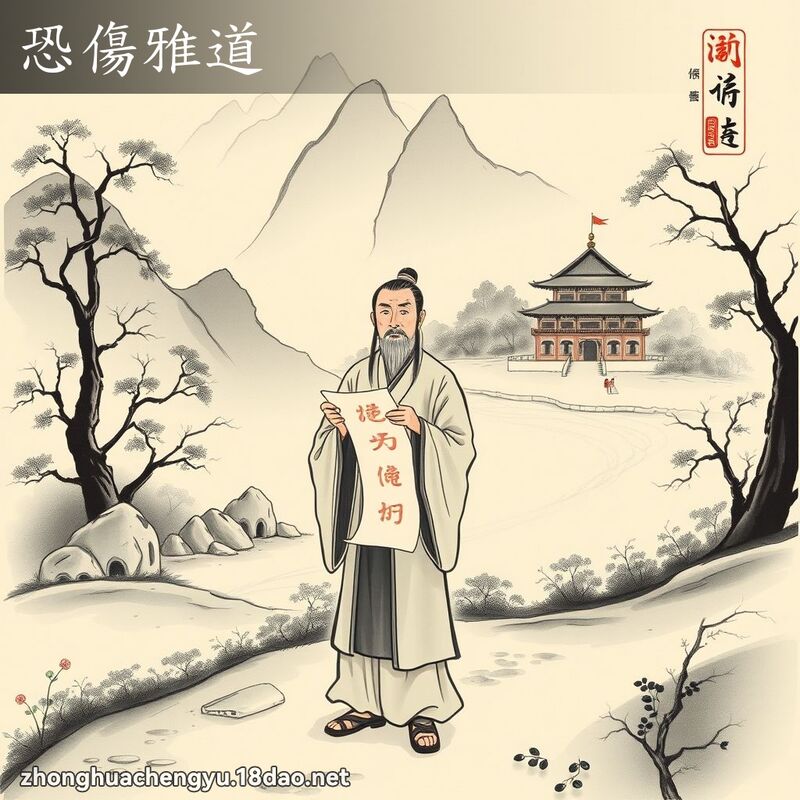 恐傷雅道 配图
