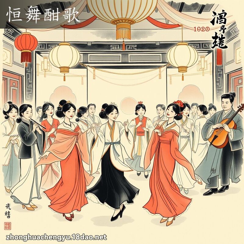 恒舞酣歌 配图