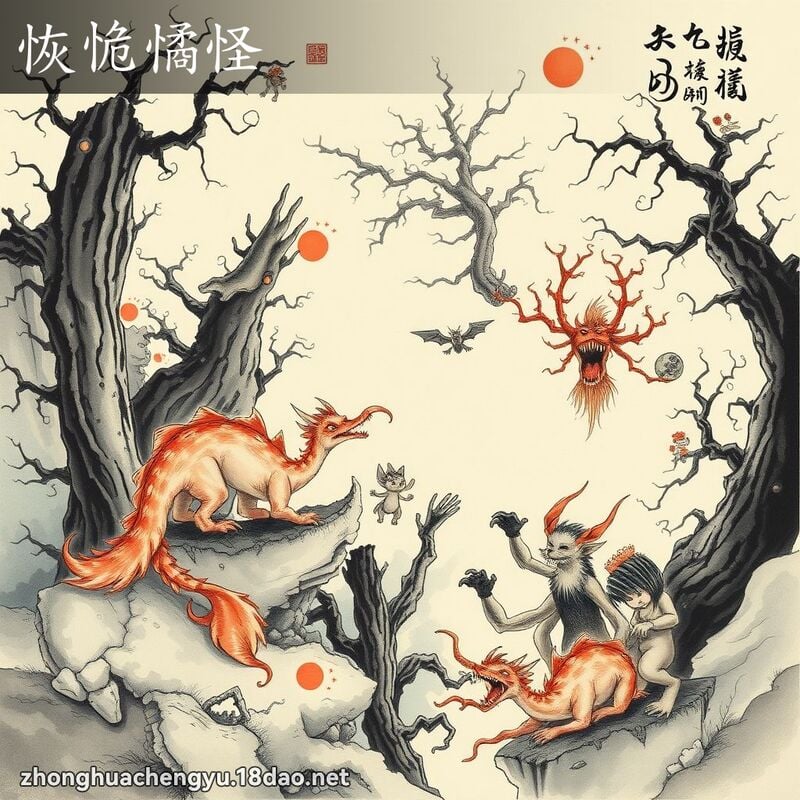 恢恑憰怪 配图