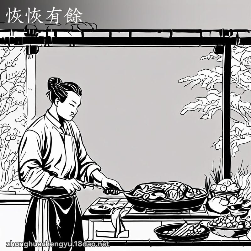 恢恢有餘 配图
