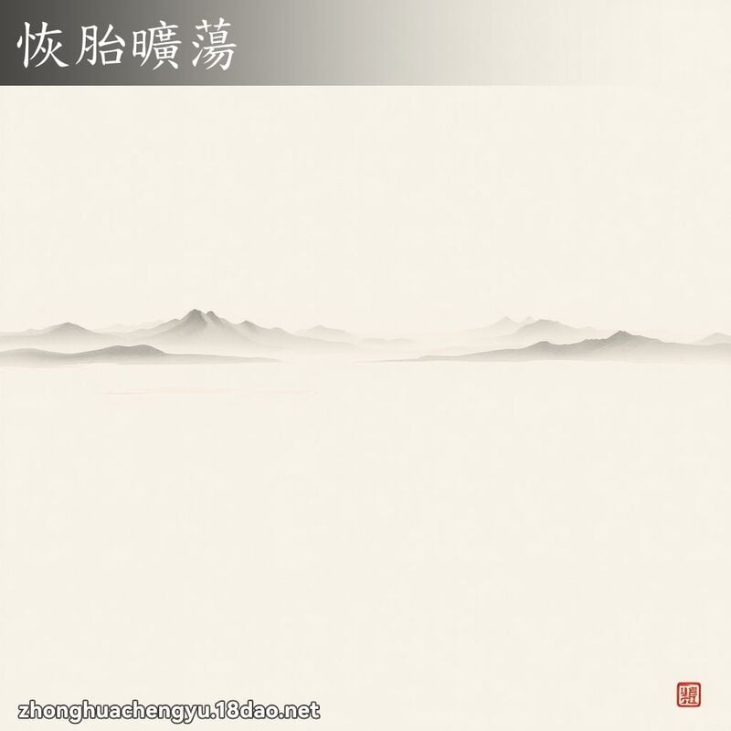 恢胎曠蕩 配图