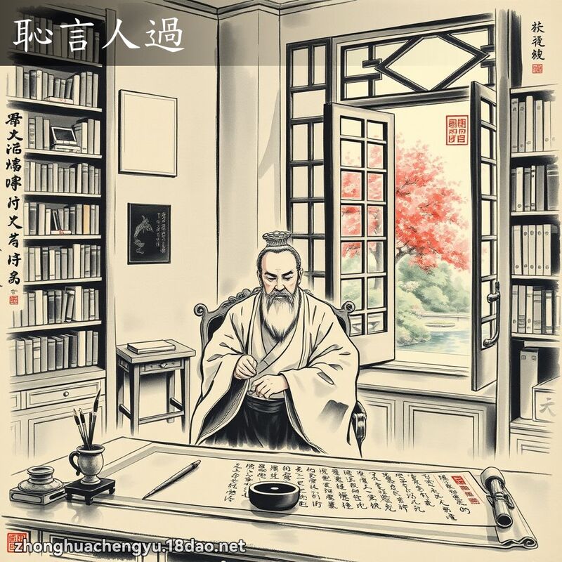 恥言人過 配图