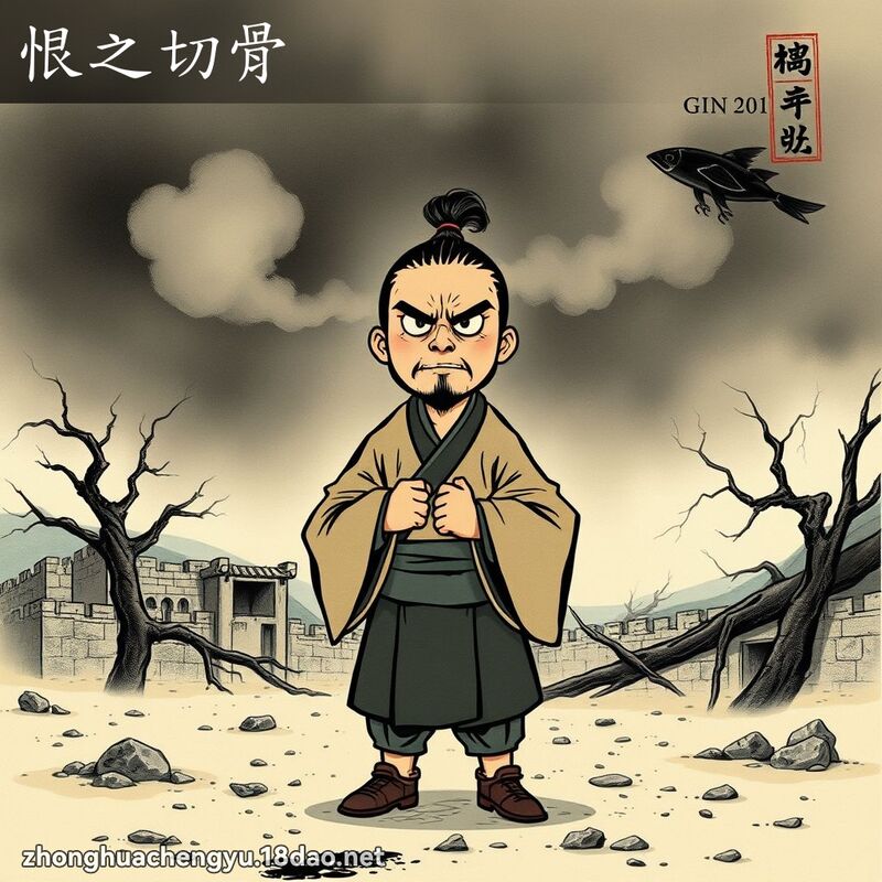 恨之切骨 配图