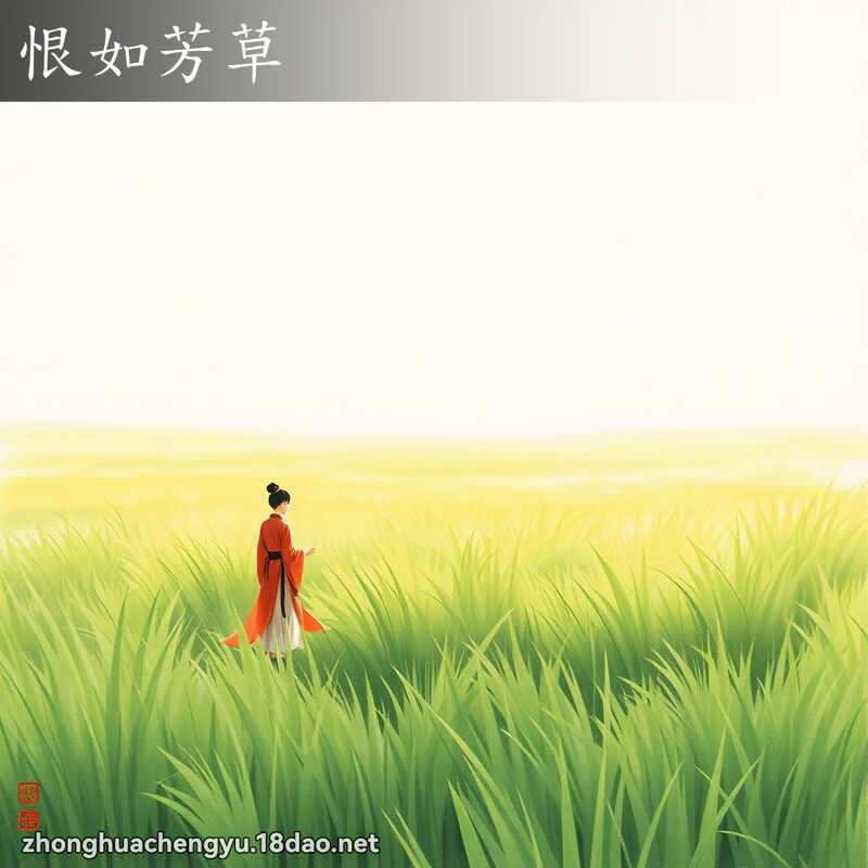 恨如芳草 配图