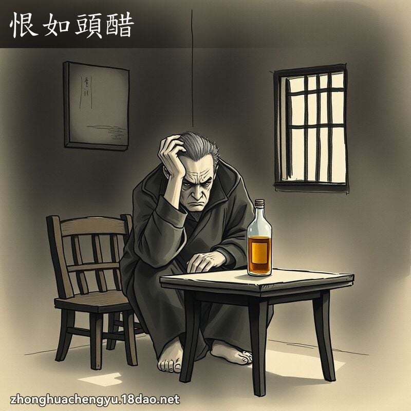 恨如頭醋 配图