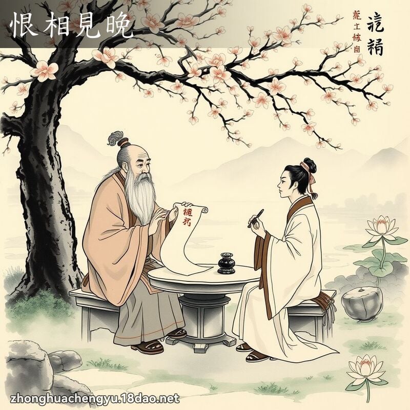 恨相見晚 配图