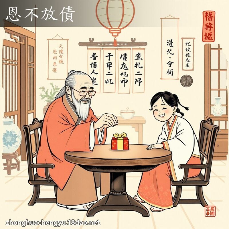 恩不放債 配图