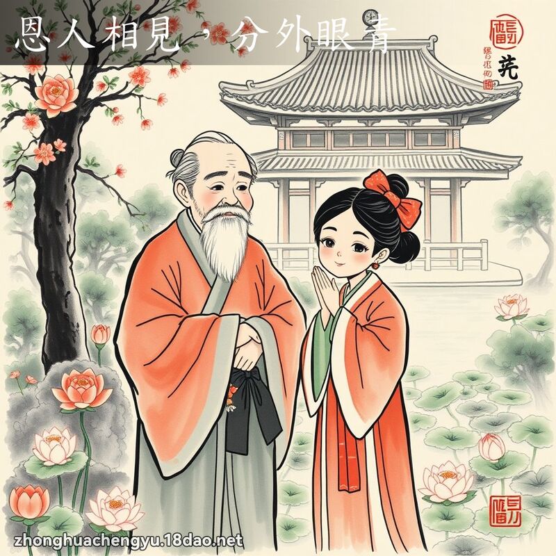 恩人相見,分外眼青 配图