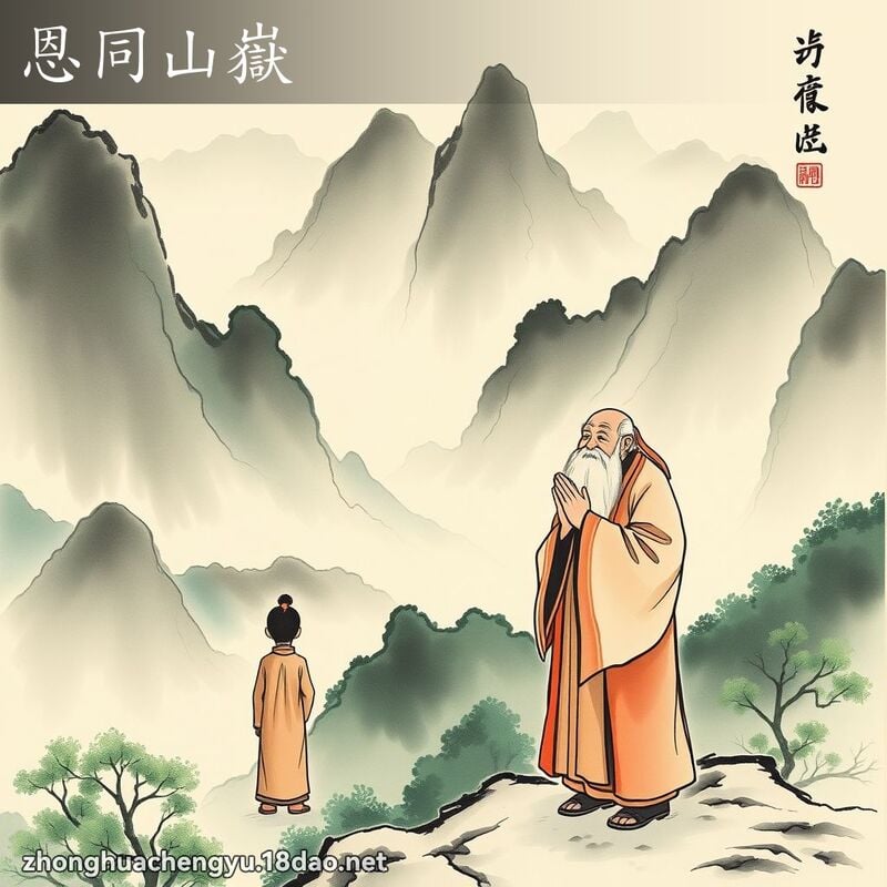 恩同山嶽 配图