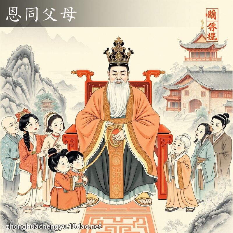 恩同父母 配图