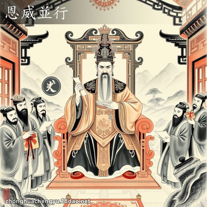 恩威並行 配图