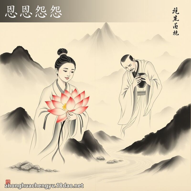 恩恩怨怨 - 中华成语配图