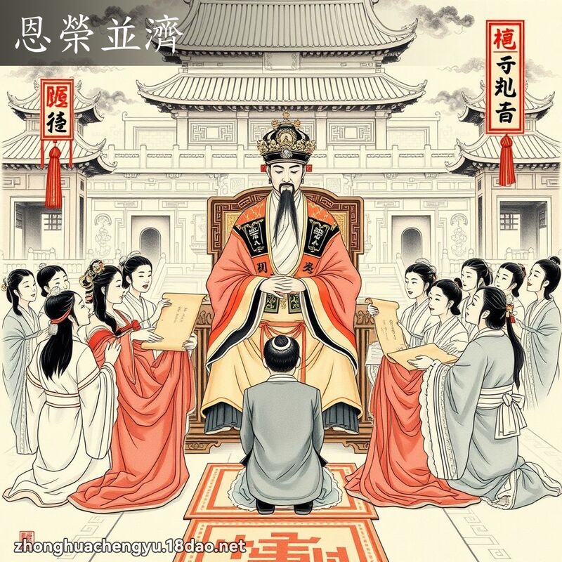 恩榮並濟 配图