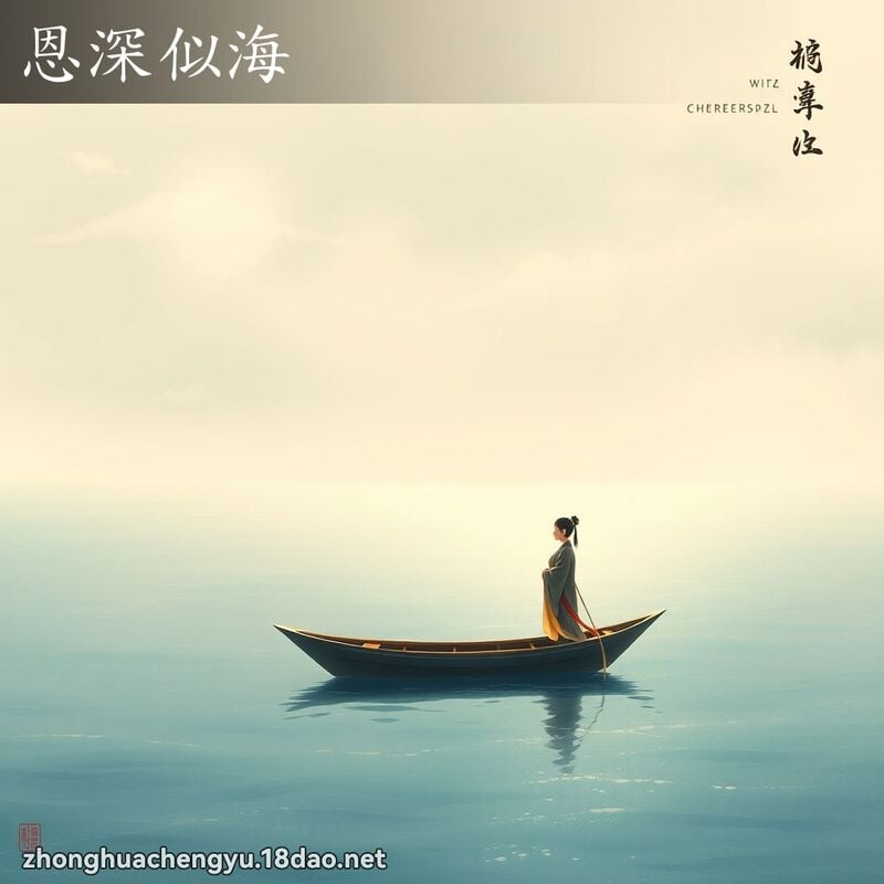 恩深似海 - 中華成語配圖