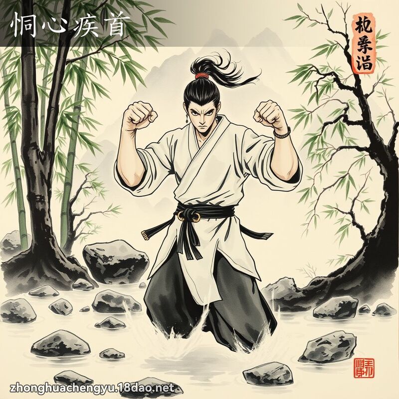 恫心疾首 - 中华成语配图