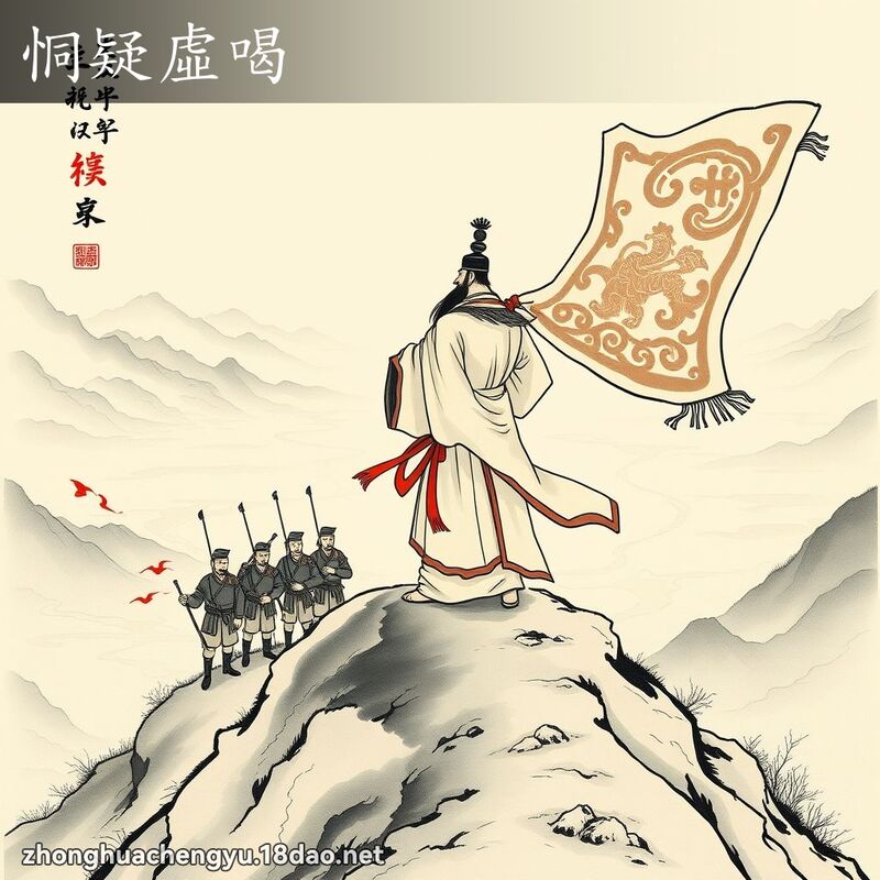 恫疑虛喝 - 中華成語配圖