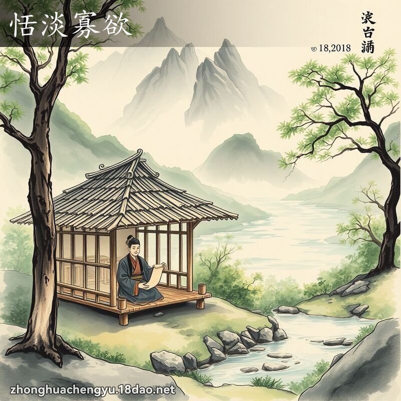 恬淡寡欲 配图