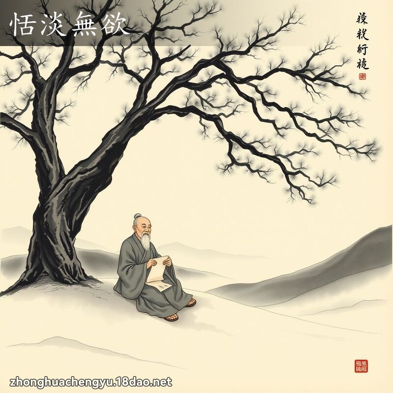恬淡無欲 配图