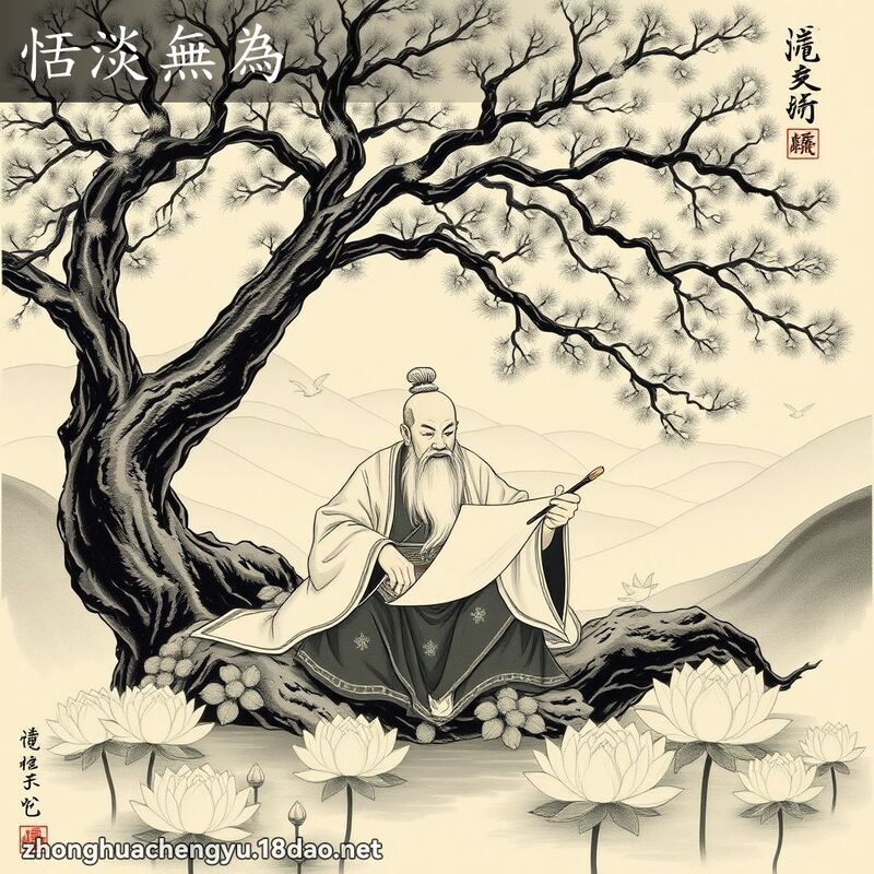 恬淡無為 配图